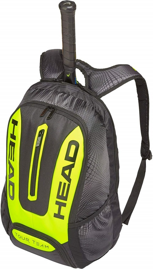 Head Tour Team Extreme Backpack Racquet Bag (Black/Yellow) Authorized