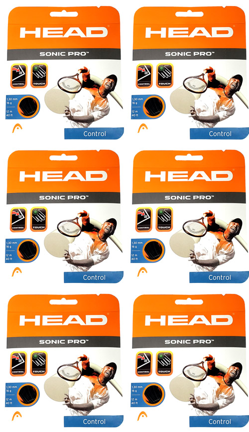 HEAD Sonic Pro Edge 16 gauge tennis racquet string set FREE SHIPPING 3 Packs